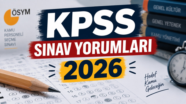 KPSS Lisans sınav yorumları