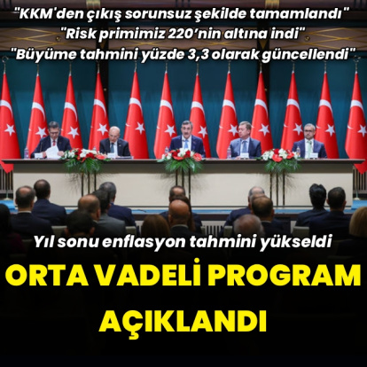 Orta Vadeli Program açıklandı