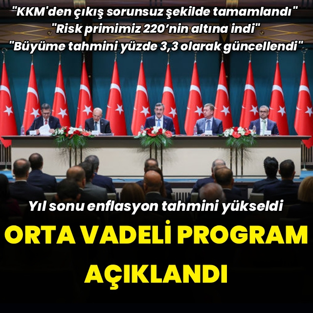 Orta Vadeli Program açıklandı