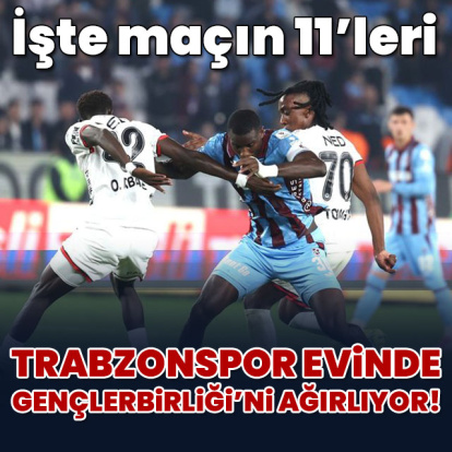 Trabzonspor ile Gençlerbirliği kozlarını paylaşıyor!