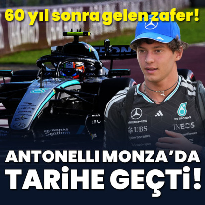 İtalya GP'de zafer Kimi Antonelli'nin!