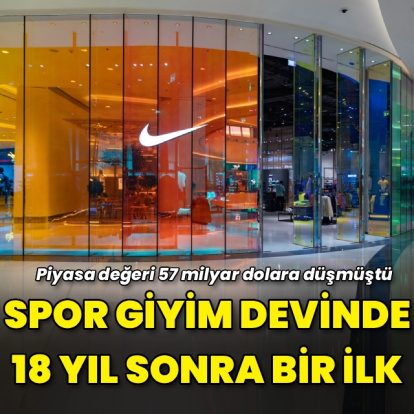 Nike'ta 18 yıl sonra bir ilk