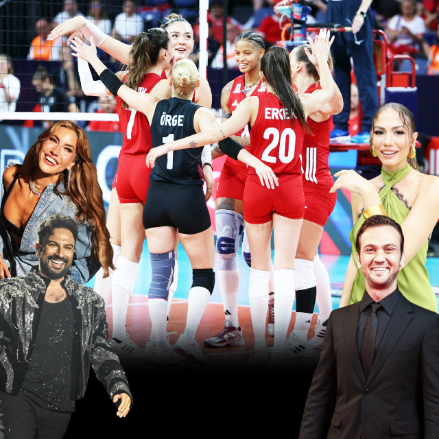 Ünlülerden Filenin Sultanları'na tebrik