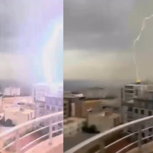 Yıldırım, hasara yol açtı!