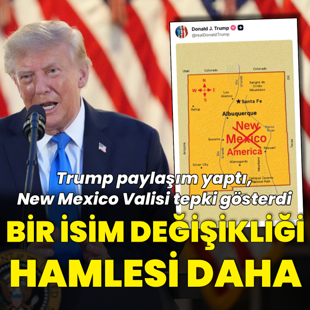 Trump'tan bir isim değişikliği hamlesi daha