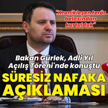 Bakan Gürlek, Adli Yıl Açılış Töreni'nde konuştu