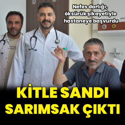 Kitle sandı, sarımsak çıktı!