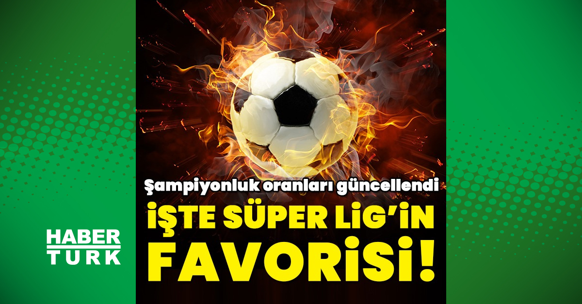 Şampiyonluk oranları güncellendi!