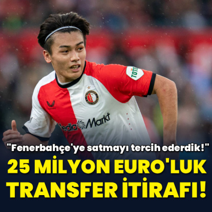 Feyenoord'dan Ueda için Fenerbahçe itirafı!