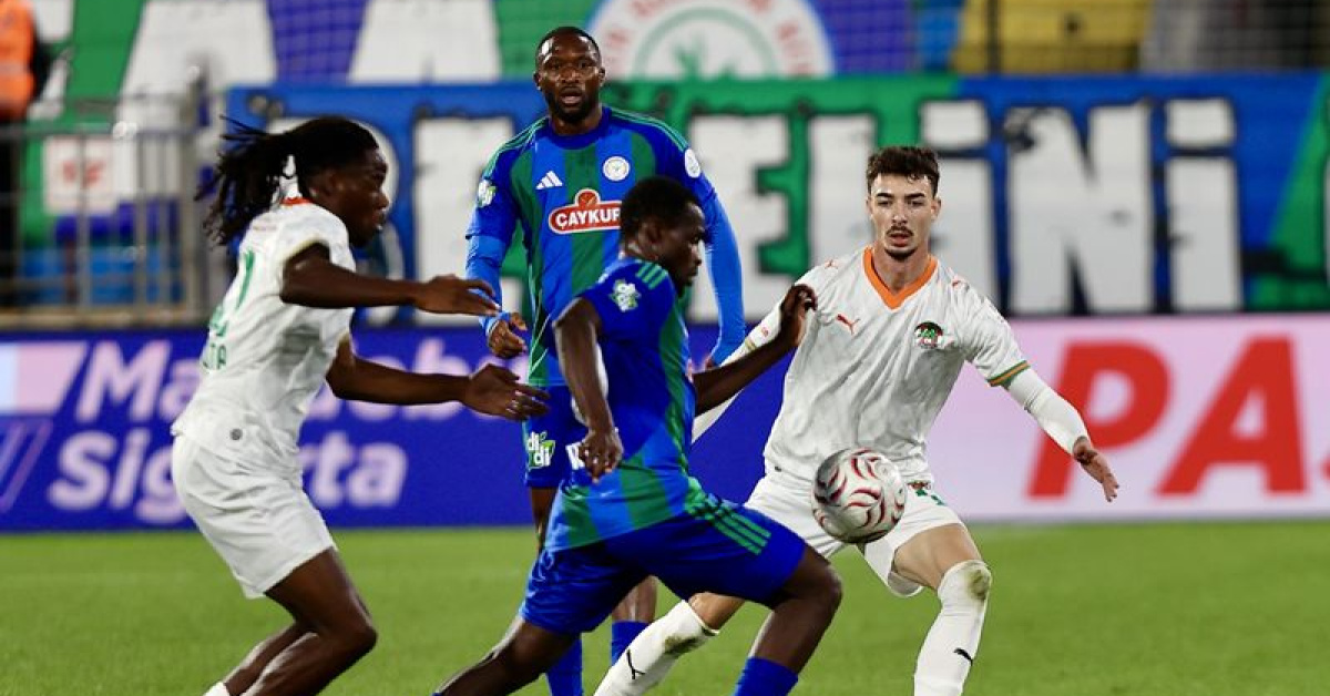 Çaykur Rizespor: 0 - Alanyaspor: 1