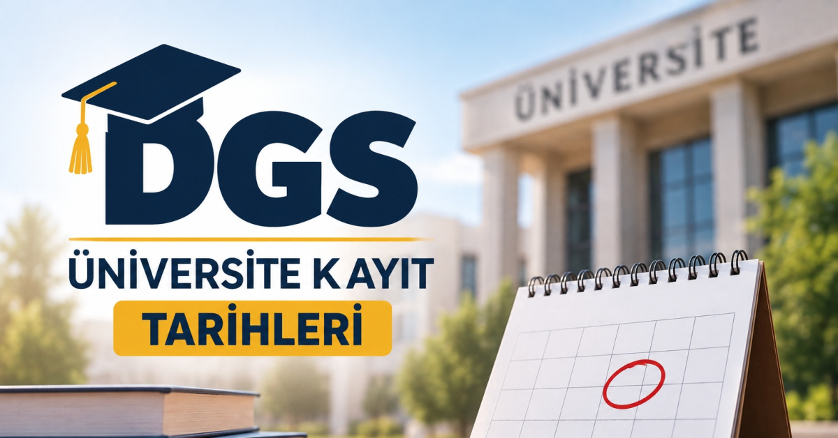 DGS üniversite kayıt tarihleri