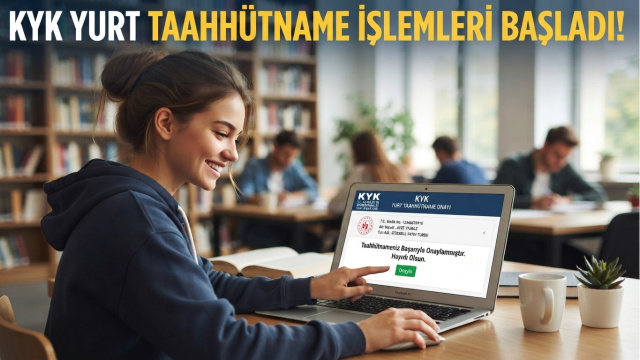 KYK yurt taahhütname işlemleri başladı!