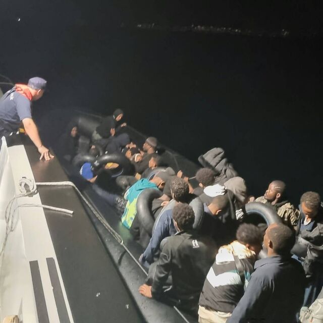 19 göçmen kurtarıldı