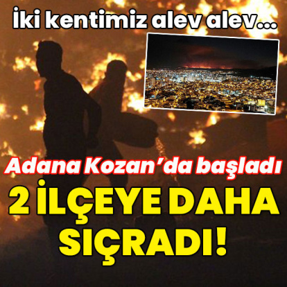 Adana Kozan'da başladı... İki ilçeye daha sıçradı!
