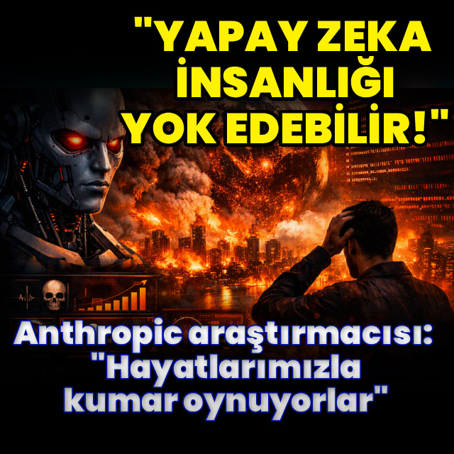 "Yapay zeka insanlığı yok edebilir!"