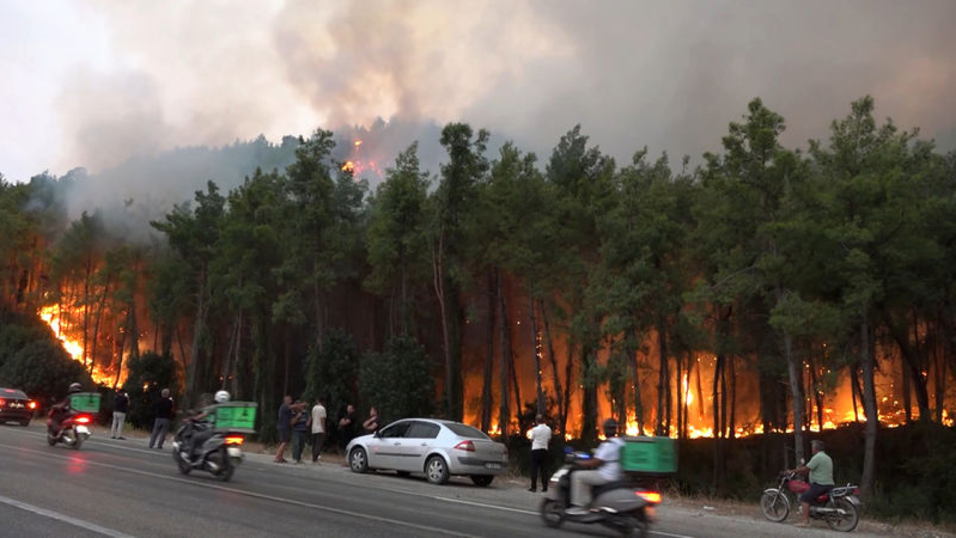 Adana ve Antalya'da yangın sürüyor! Antalya'da 1 kişi kalp krizi sonucu hayatını kaybetti