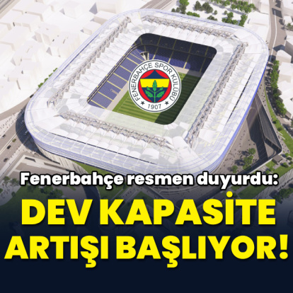 F.Bahçe duyurdu: Dev kapasite artışı başlıyor!
