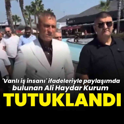 Ali Haydar Kurum tutuklandı