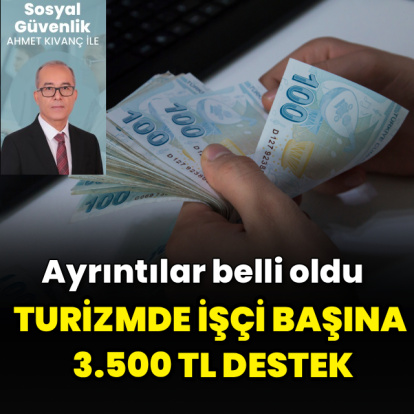 Turizm sektörüne ücret desteği