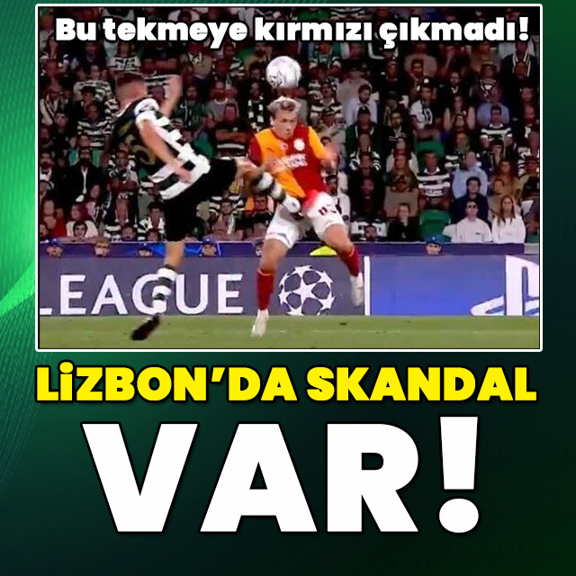 Lizbon'da skandal VAR!
