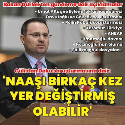 Adalet Bakanı Akın Gürlek gazetecilerle bir araya geldi