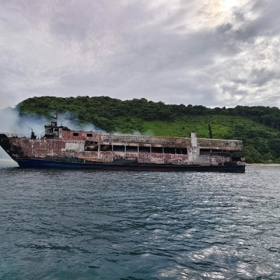 Filipinler'de feribotta yangın