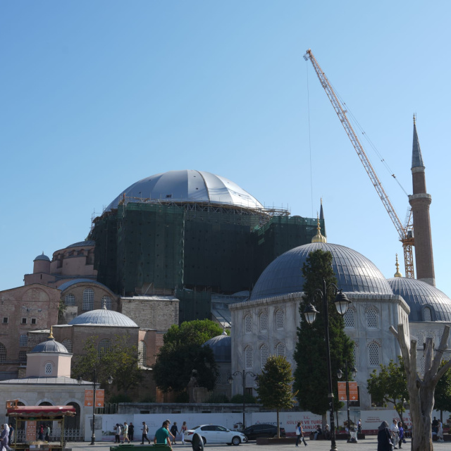 Ayasofya'nın restorasyonunda yeni aşama
