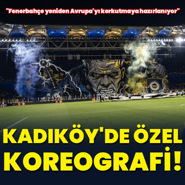 Fenerbahçe'den Devler Ligi'ne özel koreografi!