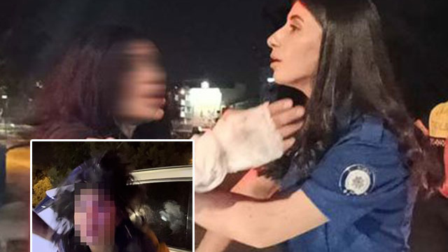 Otomobiliyle ters yöne girdi! Polis ve gazetecilere kâbusu yaşattı