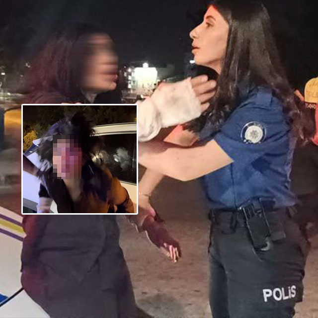 Otomobiliyle ters yöne girdi! Polis ve gazetecilere kâbusu yaşattı