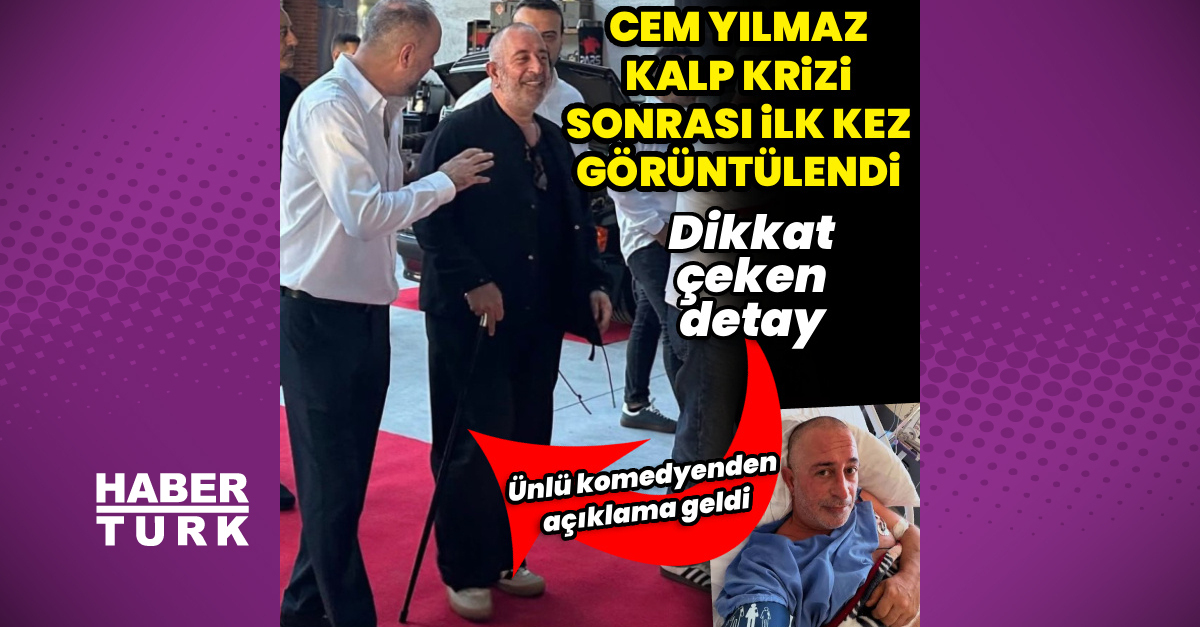 Cem Yılmaz baston kullanmaya başladı