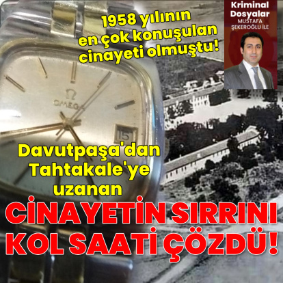 Kan donduran cinayetin sırrını kol saati çözdü!