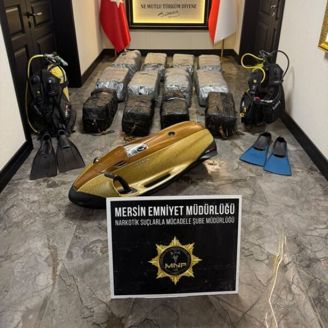 Mersin Limanı'nda 350 kg kokain ele geçirildi