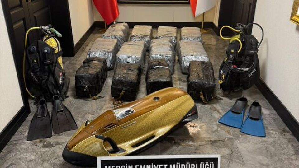 Mersin Limanı'nda 350 kg kokain ele geçirildi