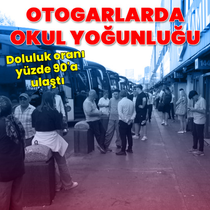 Üniversiteliler otogara akın attı