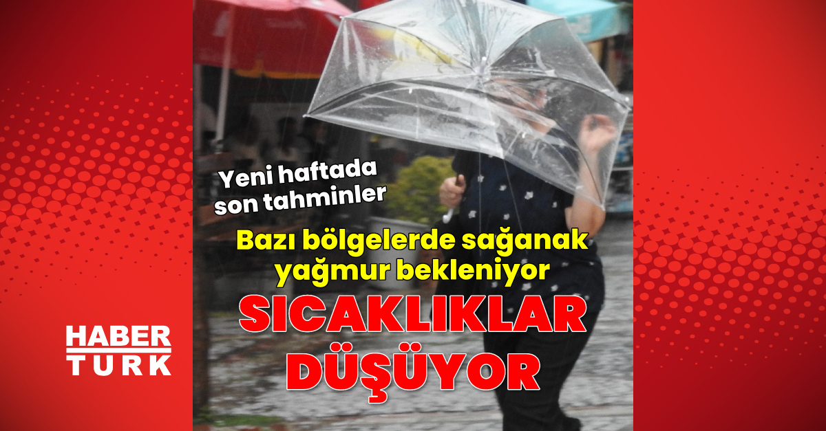 Hava sıcaklıkları 4 ila 8 derece azalacak