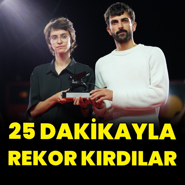 25 dakikayla rekor kırdılar