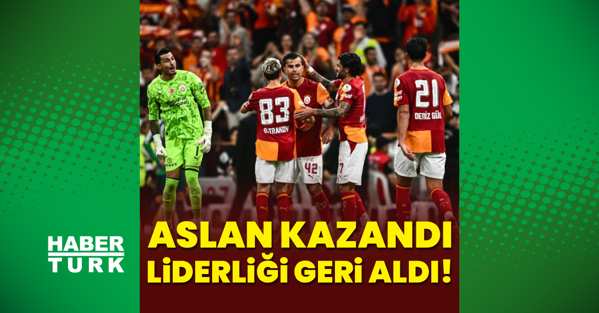 G.Saray kazandı liderliği geri aldı!