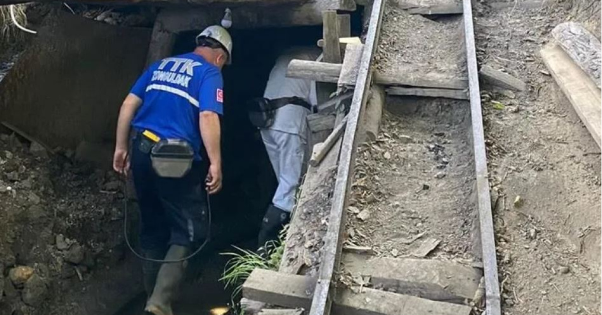 Zonguldak'ta ruhsatsız maden ocağında yüksekten düşen işçi öldü