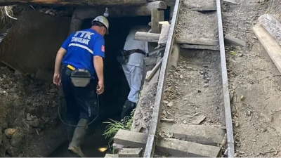 Ruhsatsız maden ocağında yüksekten düşen işçi öldü