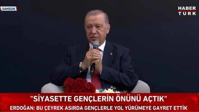Cumhurbaşkanı Erdoğan gençlerle buluştu