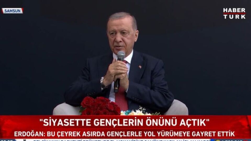Cumhurbaşkanı Erdoğan gençlerle buluştu