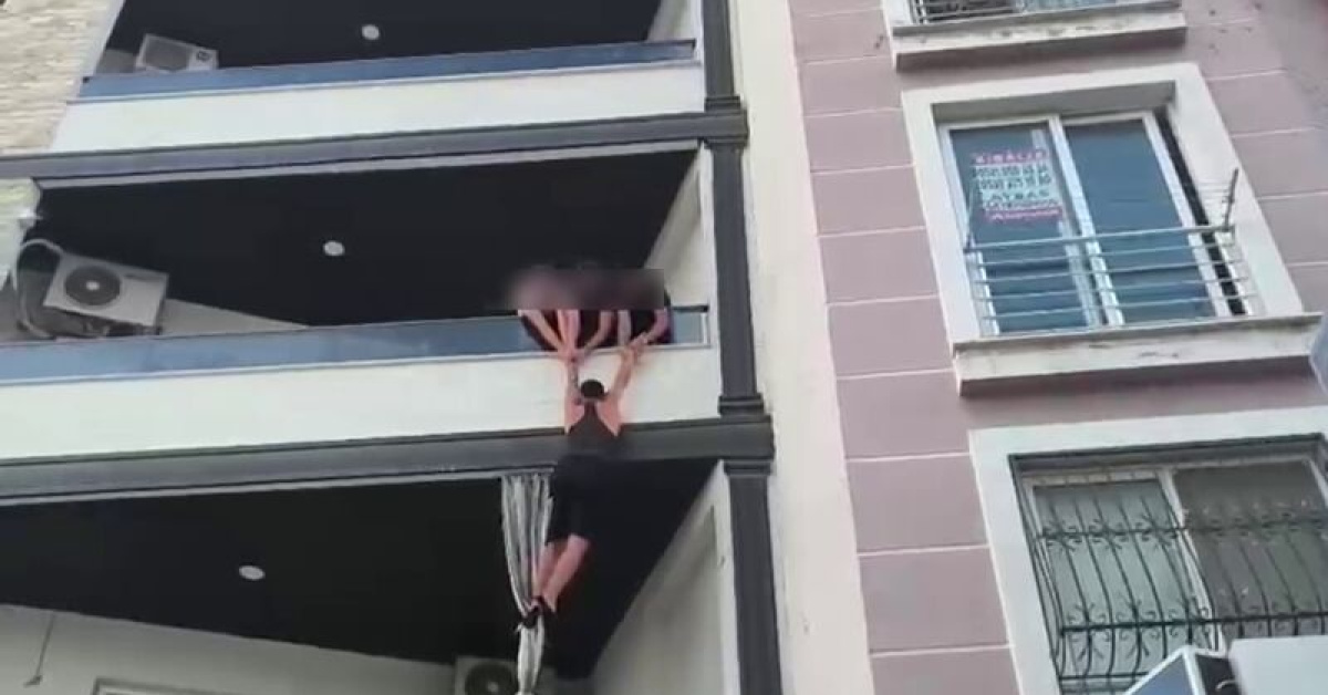 Uyuşturucu taciri balkondan kaçacaktı... Polis ellerinden yakaladı!