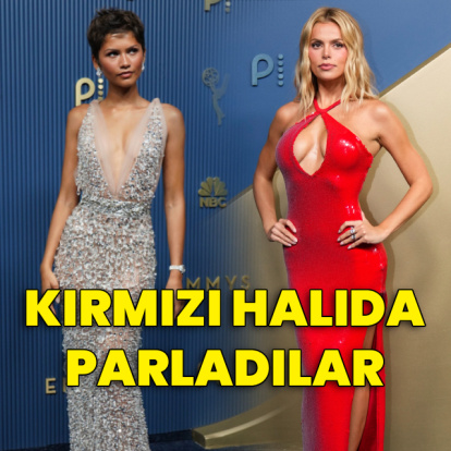 Yıldızlar kırmızı halıda şıklık yarışında