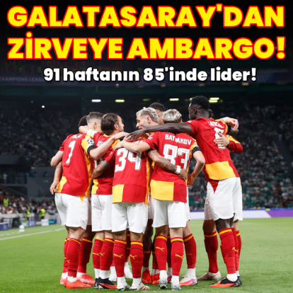 Galatasaray zirveye ambargo koydu!
