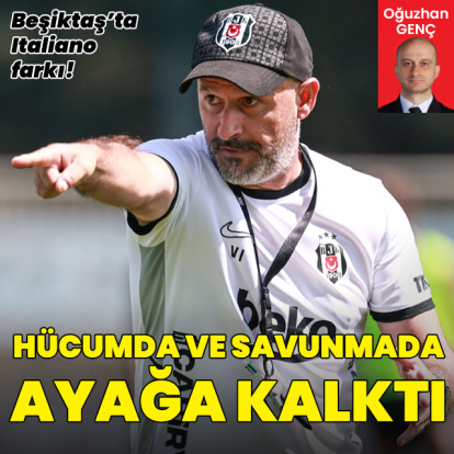 Beşiktaş savunmada ve hücumda ayağa kalktı!