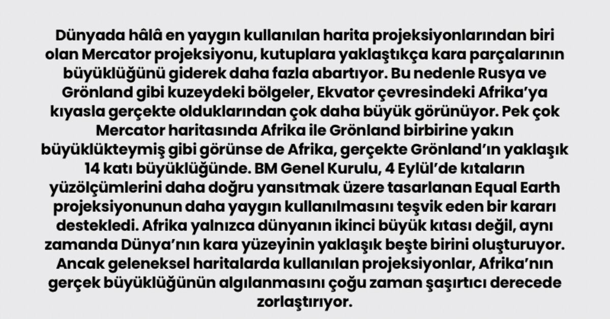Afrika ne kadar büyük?