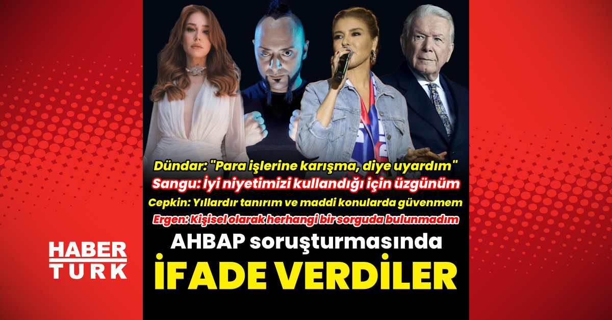 AHBAP soruşturmasında 4 ifade