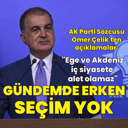 "Gündemde şu an seçim yok"