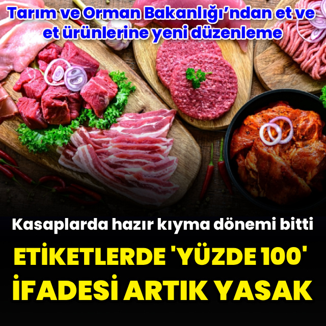 Et ürünlerinde yeni dönem